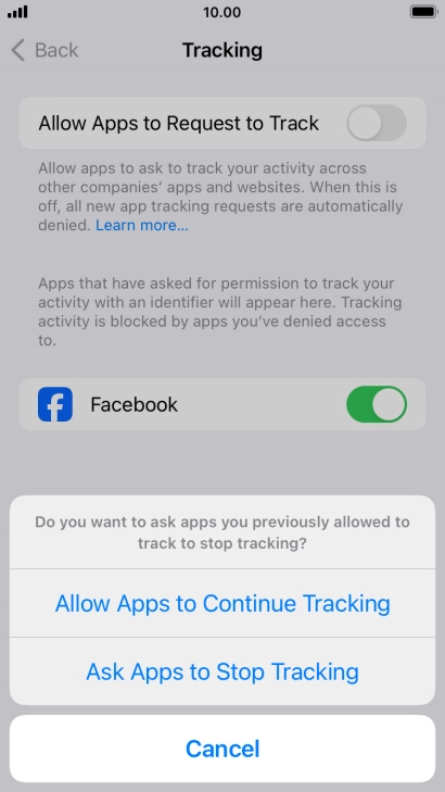 If you turn off the function, press the required setting. If you turn off the function, press the required setting.