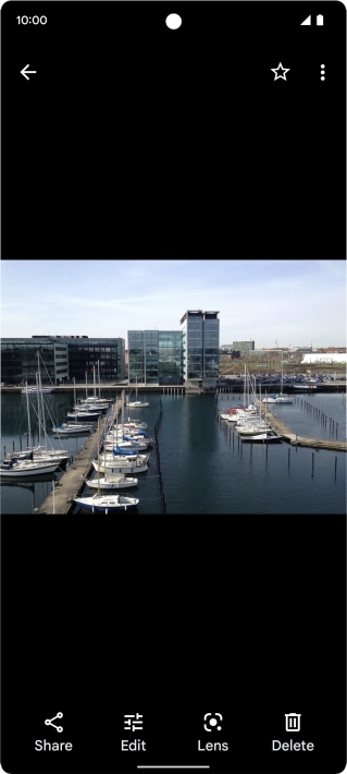 Press the share icon. Press the share icon.