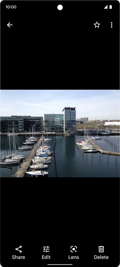 Press the share icon. Press the share icon.