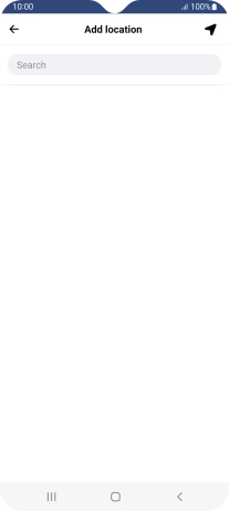 Press the search field and key in the required search word.