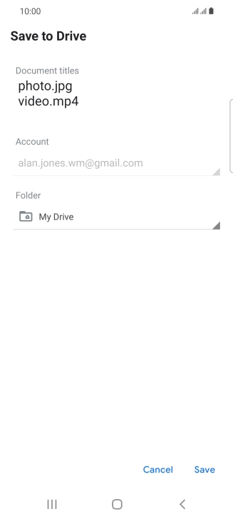 Press the field below 