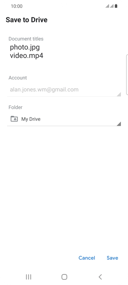 Press the field below 