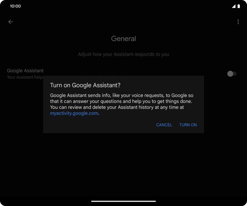 If you turn on the function, press TURN ON. If you turn on the function, press TURN ON.