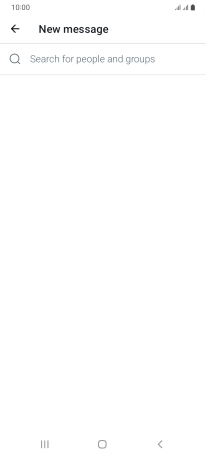 Press the search field.