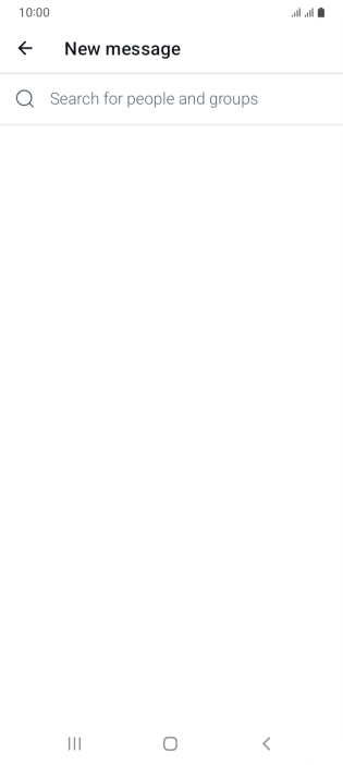 Press the search field.