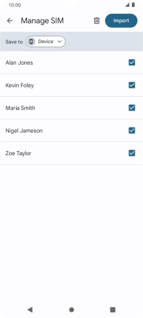 Press the drop down list next to 