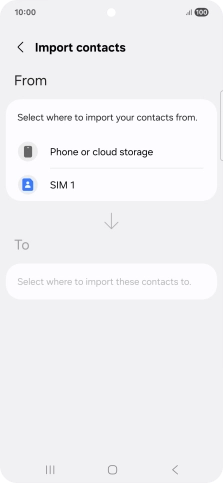 Press the name of the SIM.