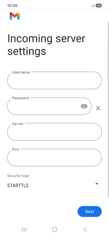 Press the field below 