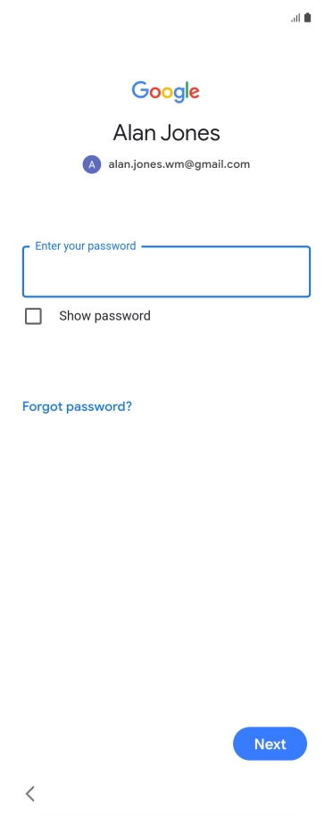 Press the field below Press the field below
