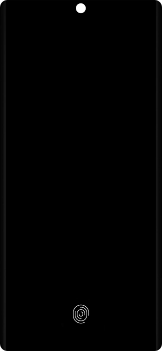 Place your finger on the fingerprint sensor to unlock your phone.