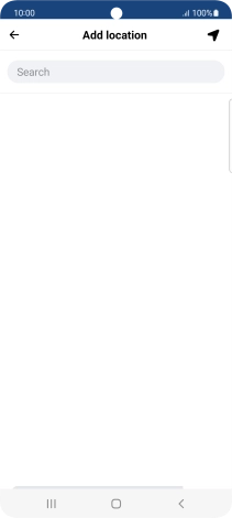 Press the search field and key in the required search word.