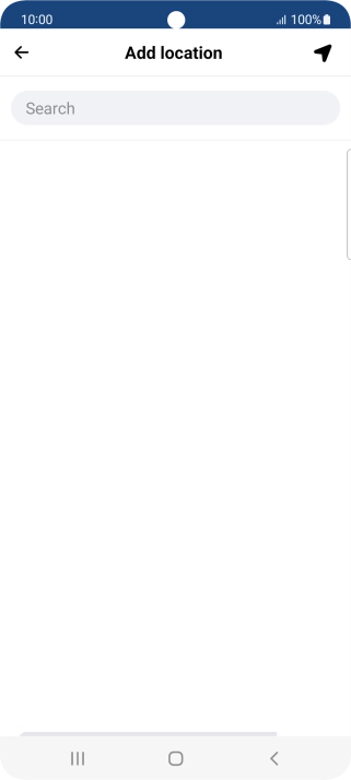 Press the search field and key in the required search word.