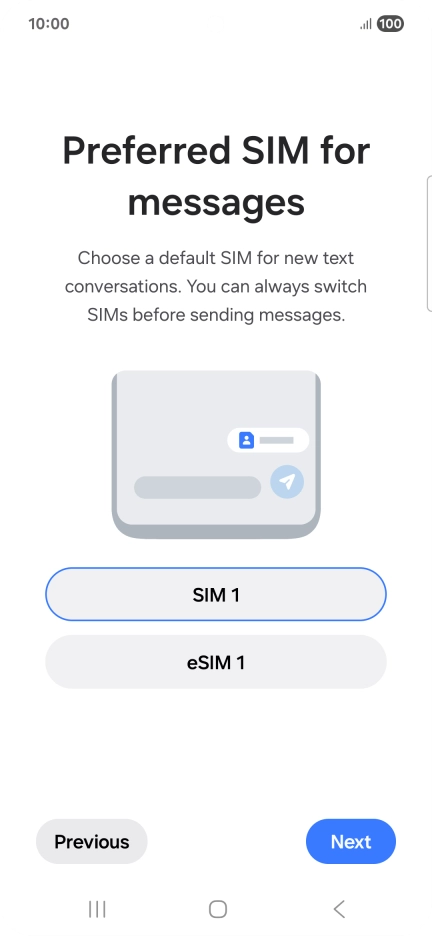 Press the required price plan.