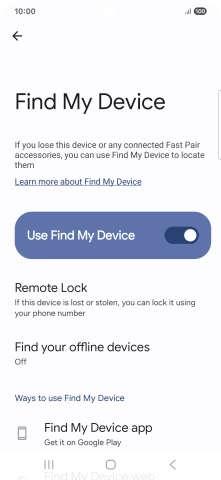 Press the Home key to return to the home screen. Press the Home key to return to the home screen.