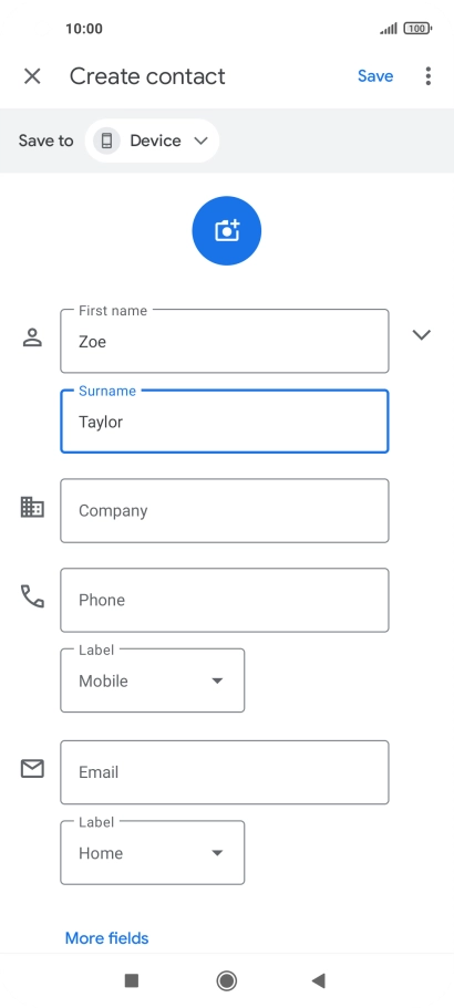 Press Phone and key in the required phone number.