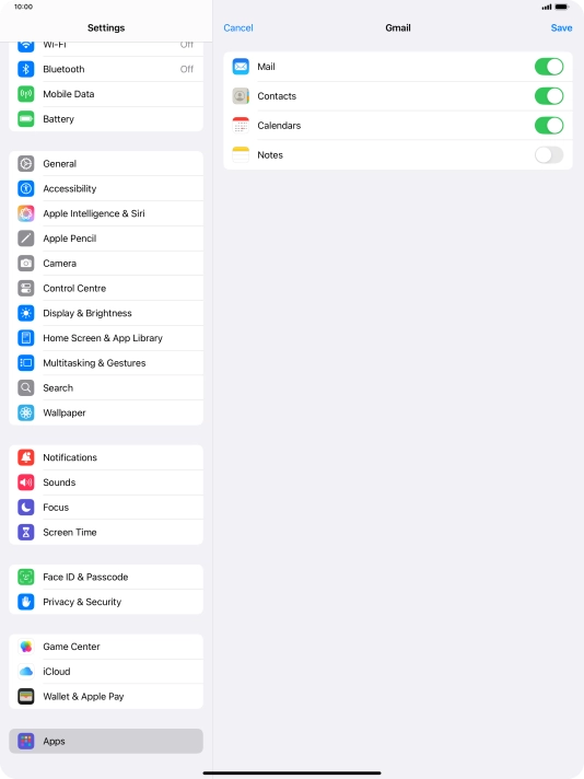 If this screen is displayed, you email account has been recognised and set up automatically. Follow the instructions on the screen to key in more information and finish setting up your tablet.