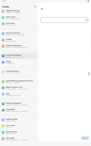 Press the field below 