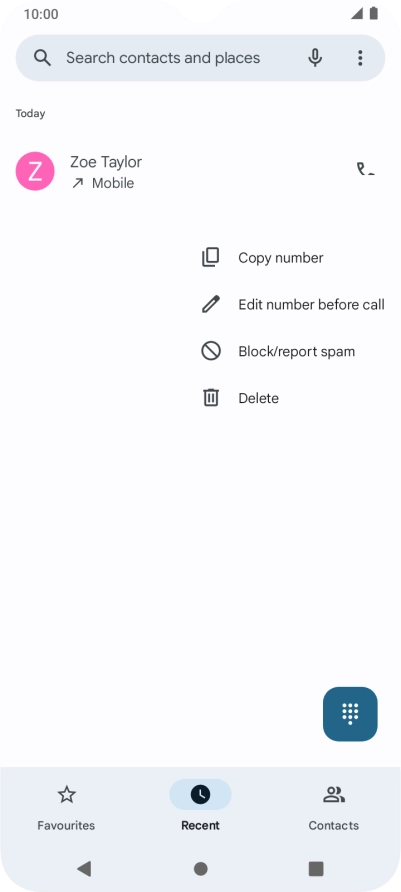 Press Block/report spam.