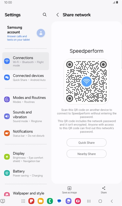 Place the QR code inside the camera frame on the other device to scan the code.