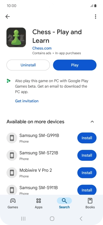 Press the Home key to return to the home screen.