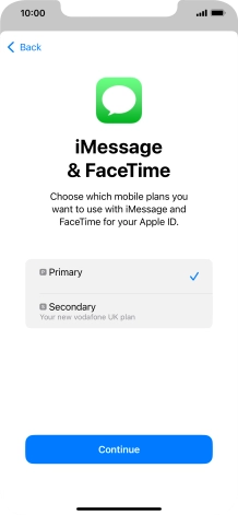 Press the required price plan.