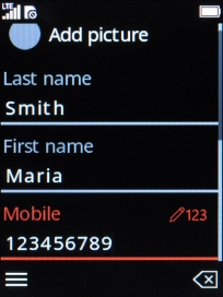 Press the Left selection key.