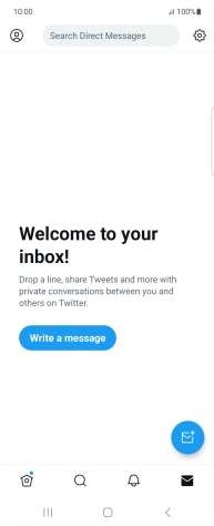 Press the new message icon.