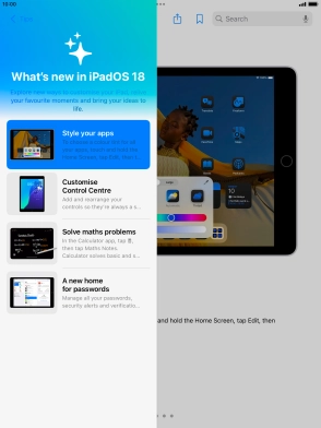 Press the Home key to return to the home screen.