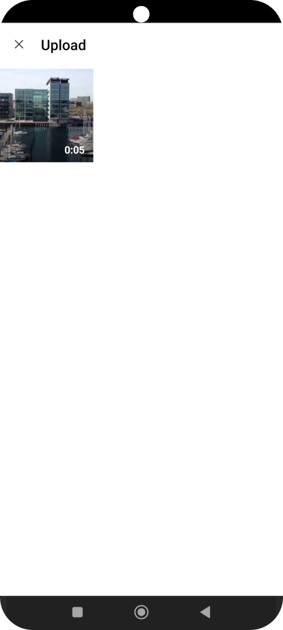 Press the required video clip.