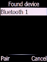 Select the required Bluetooth device and follow the instructions on the screen to pair the device with your phone.