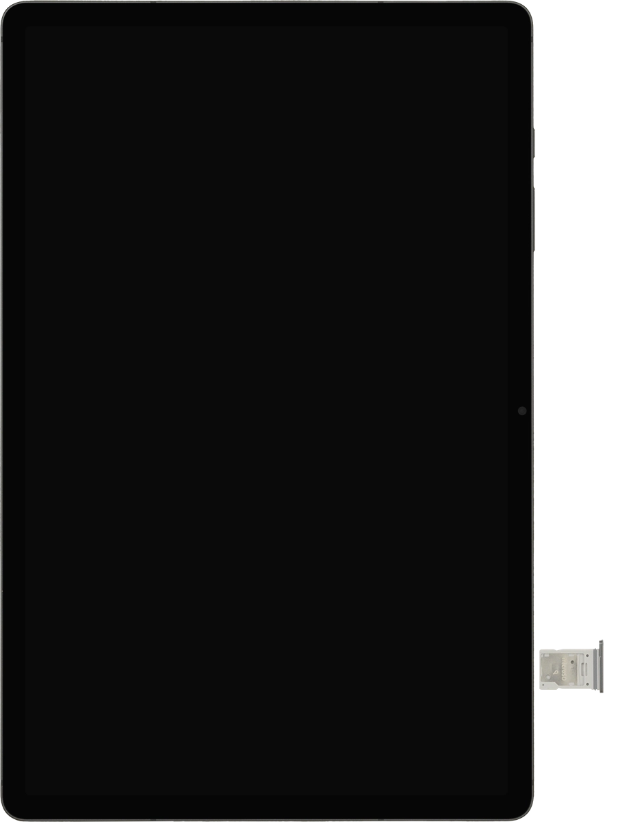 Turn the memory card so it matches the angled corner of the memory card holder and place the memory card in the memory card holder.