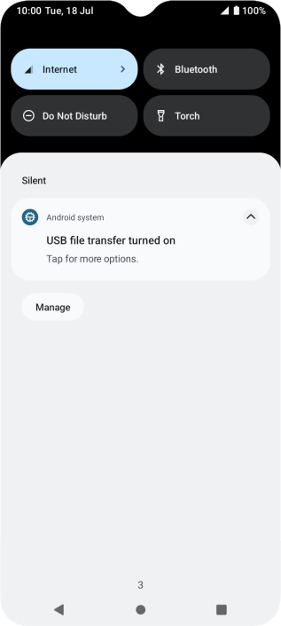 Press Tap for more options..