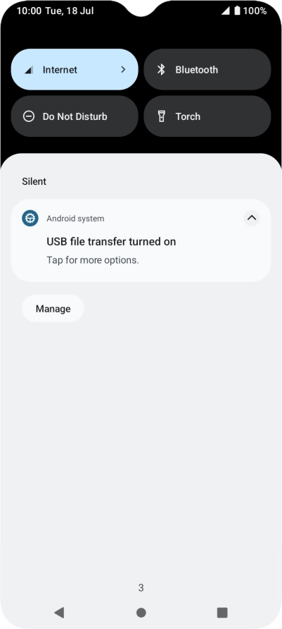 Press Tap for more options..