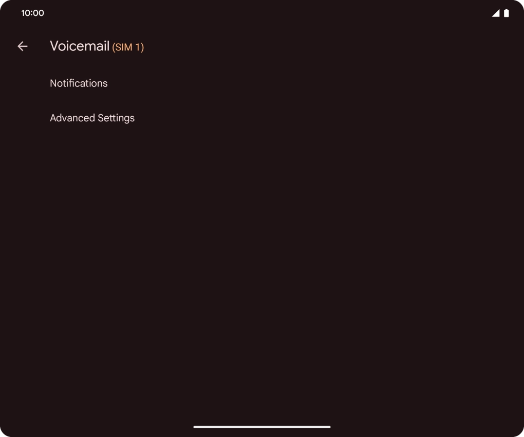 Press Advanced Settings.