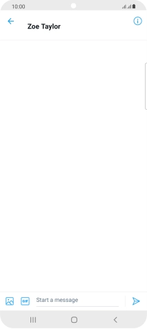 Press the text input field.