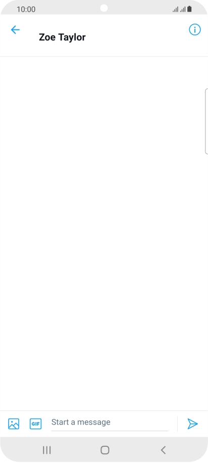 Press the text input field.