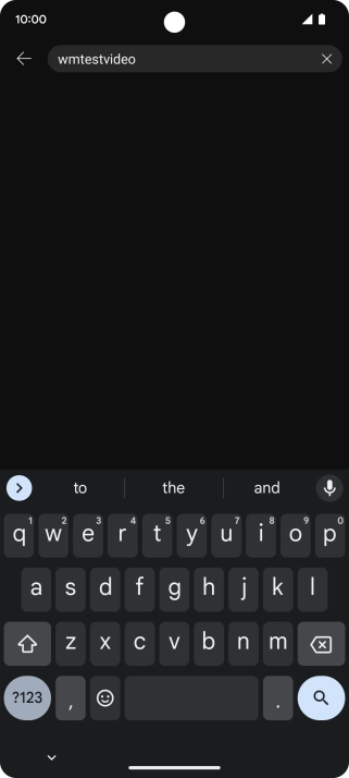 Key in the required search word and press the search icon.
