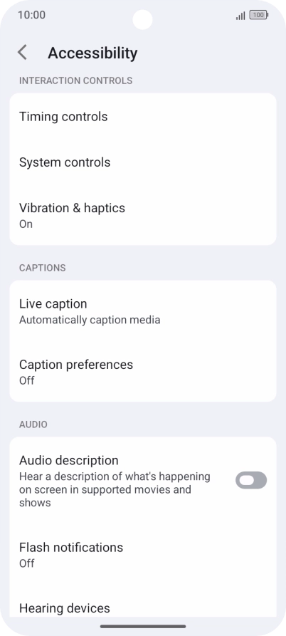 Press the required category below 