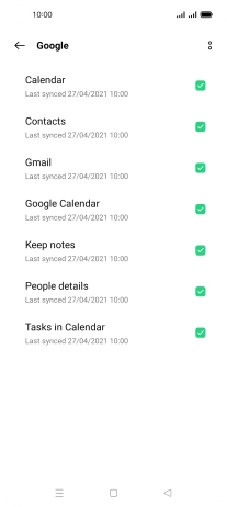 Press the Home key to return to the home screen.