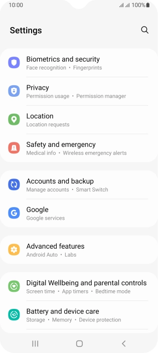 Press Accounts and backup.