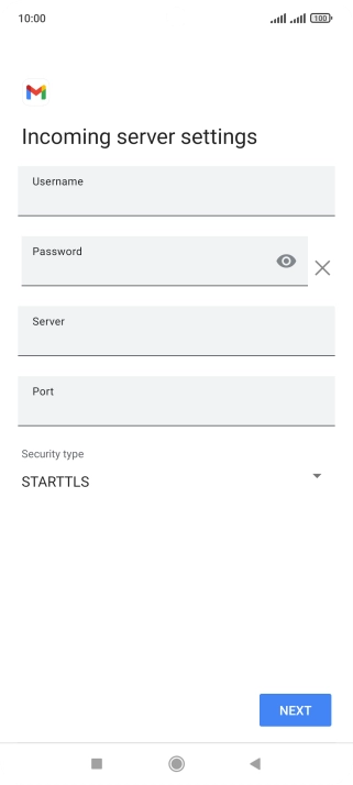 Press the field below 