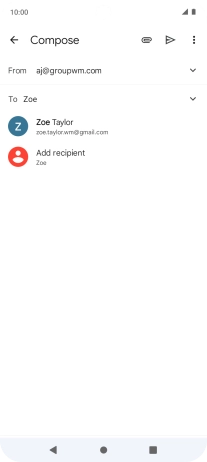 Press the required contact.