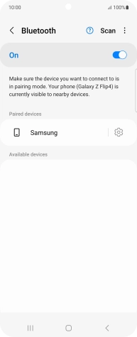 Press the Home key to return to the home screen.