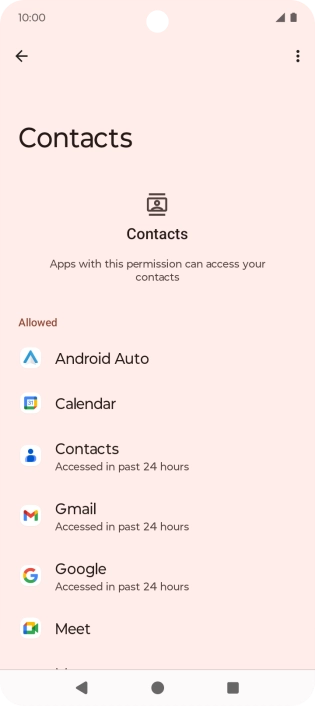 Press the required app.