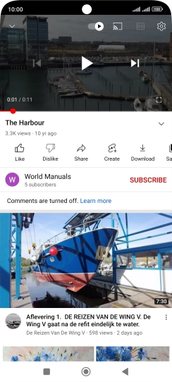 Press the Home key to return to the home screen.