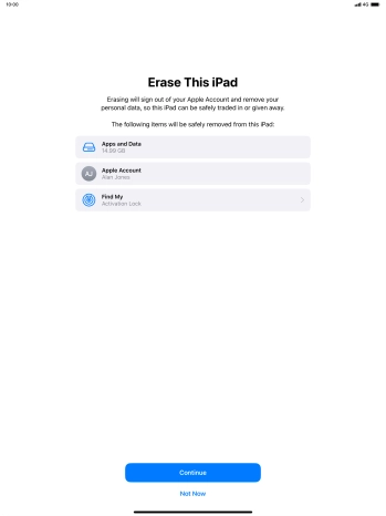 Press Continue. Press Continue.