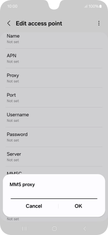 Key in 212.183.137.012 and press OK.