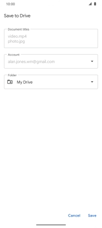 Press the field below 