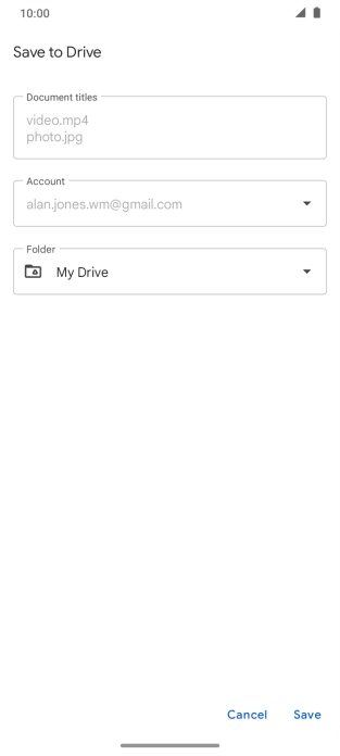 Press the field below 