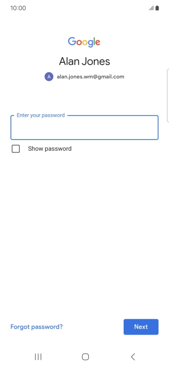 Press the field below Press the field below